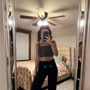 H&M Black Crop Top